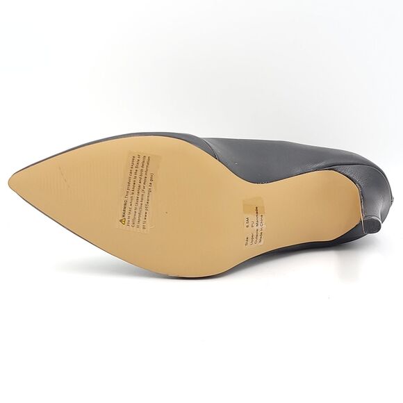 New York & Company Women Stiletto Ankle Booties Bianca Size US 6.5M Black - Picture 6 of 6